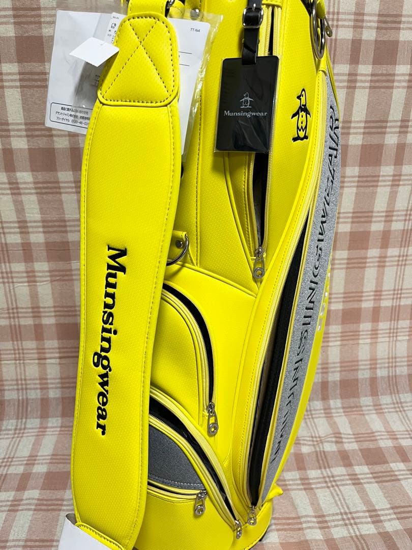 MUNSINGWEAR イエロー キャディバッグ
