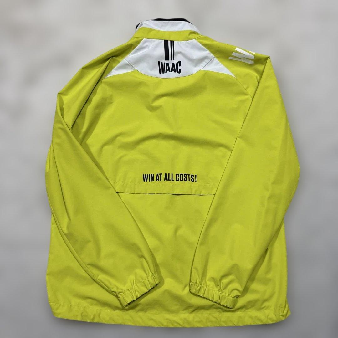 未使用級 近年モデル！ワック ナイロンジャケット ゴルフウェア 蛍光黄色 M相当