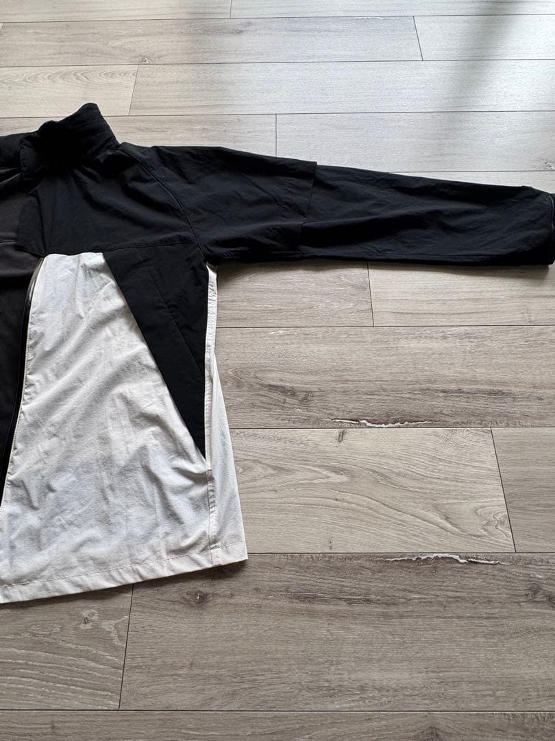 【新品同様】CPGゴルフ　レインウェア　防寒ウェア　上下　ブラックホワイト　XL