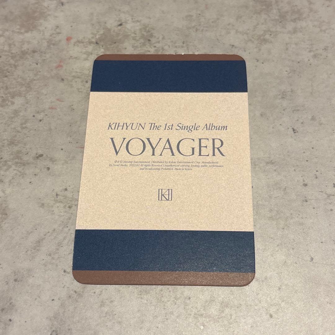 MONSTA X キヒョン voyager 直筆サイン入りトレカ