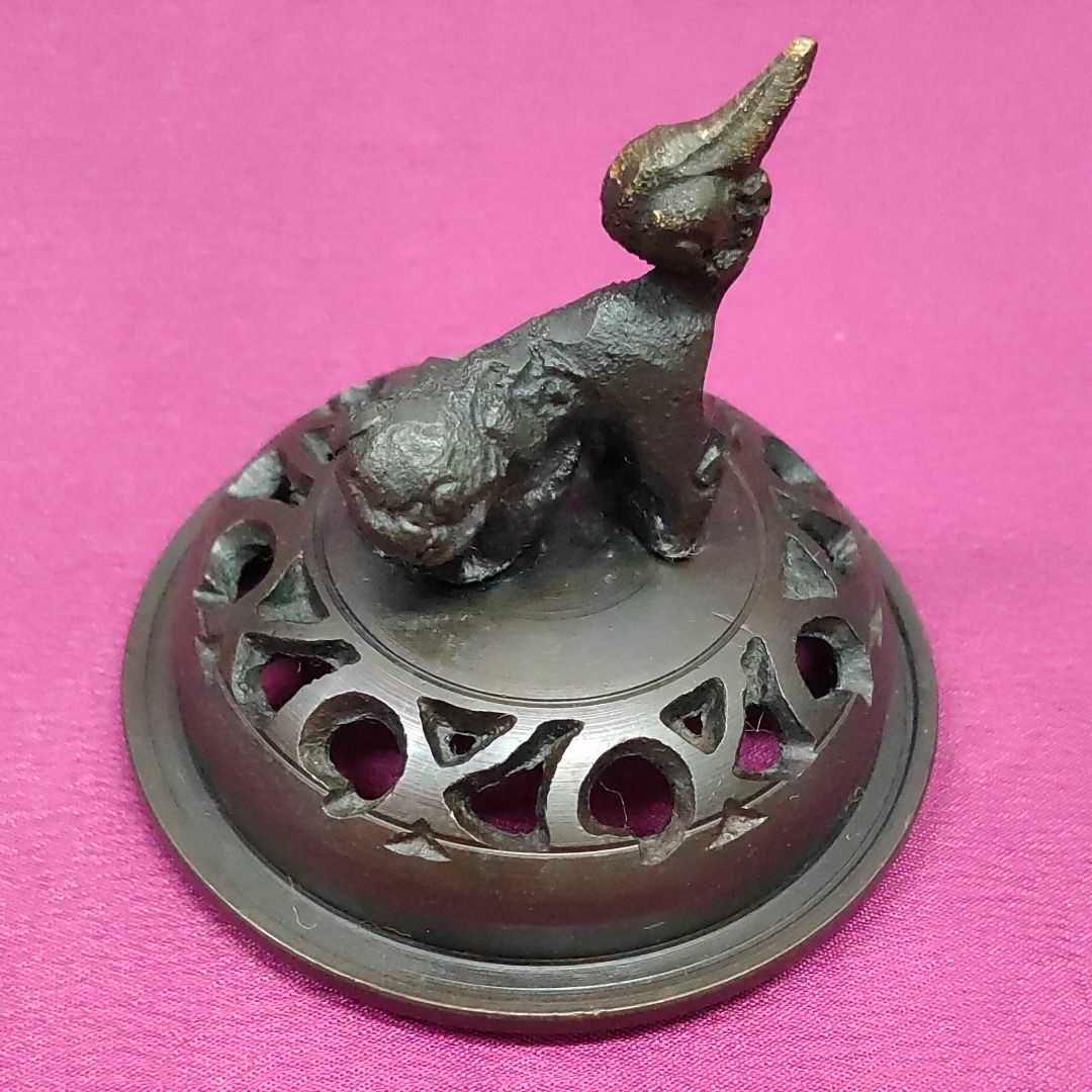 ☆香炉　瑞峰作　青銅製　高岡銅器　木箱入り