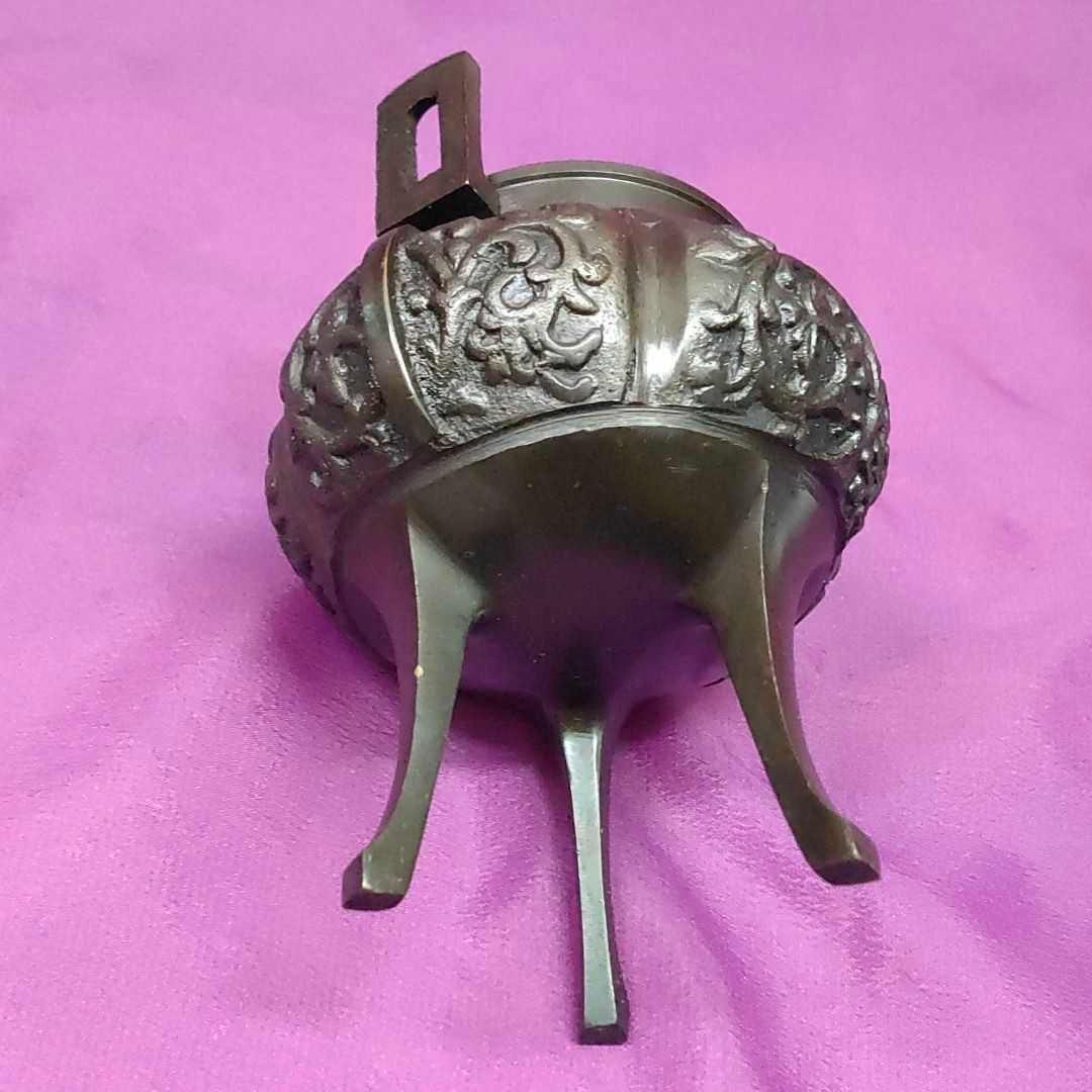 ☆香炉　瑞峰作　青銅製　高岡銅器　木箱入り