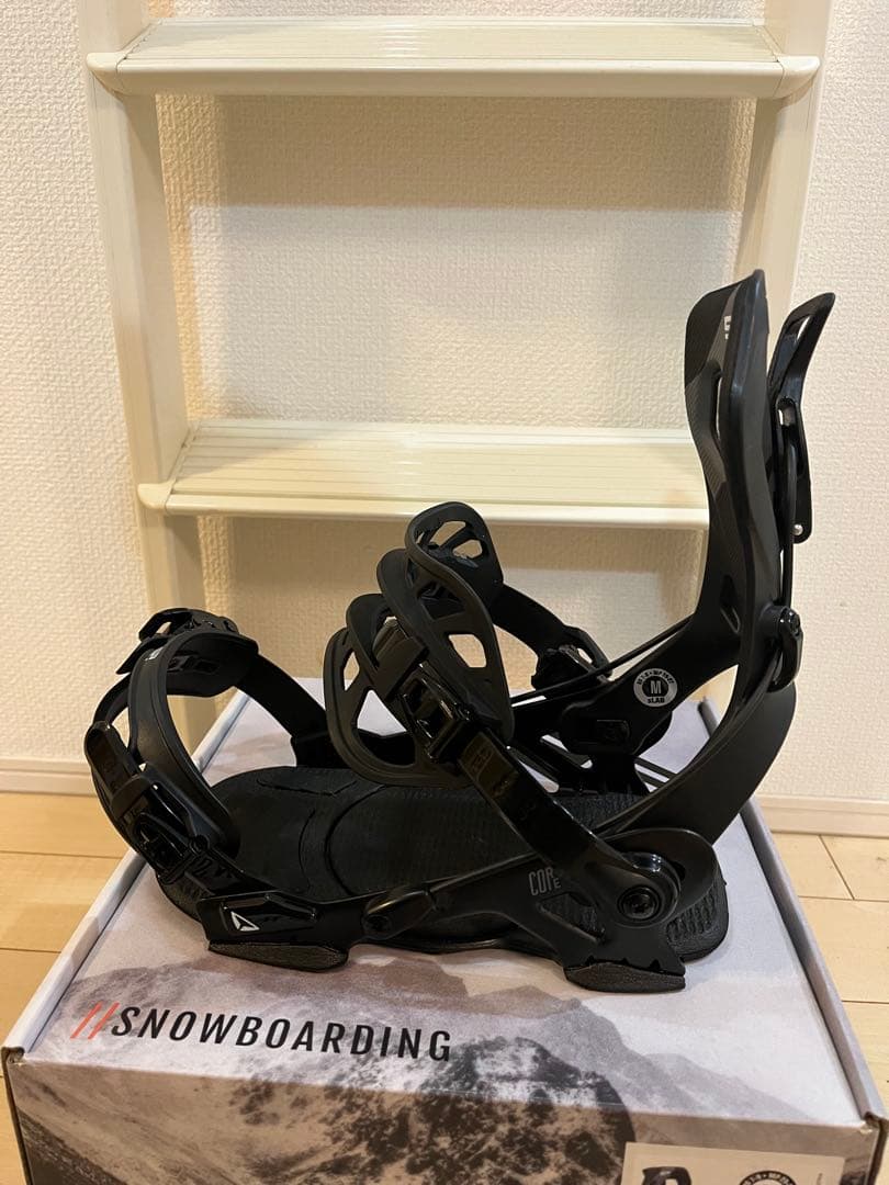 SP バインディングCOREブラック サイズM スノーボード ビンディング