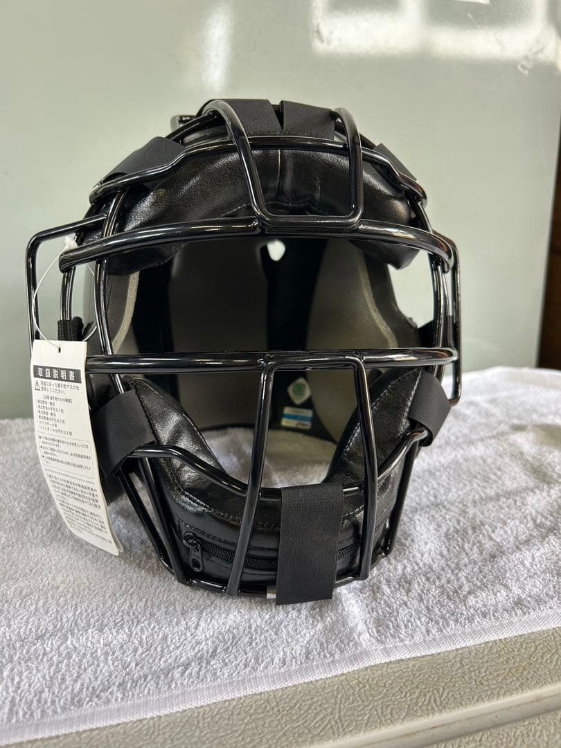 キャッチャーマスク フリーサイズ　ブラック