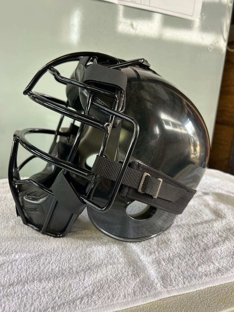 キャッチャーマスク フリーサイズ　ブラック