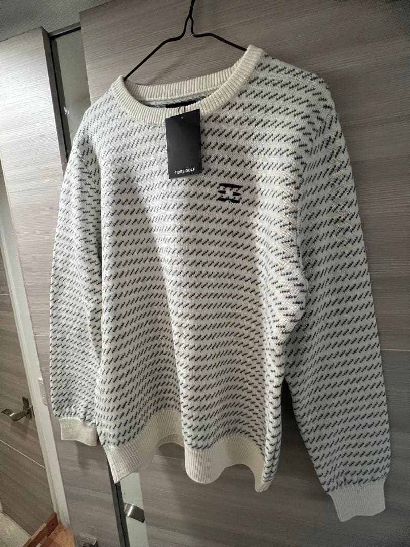 FIDES GOLF ホワイトグレー L セーター