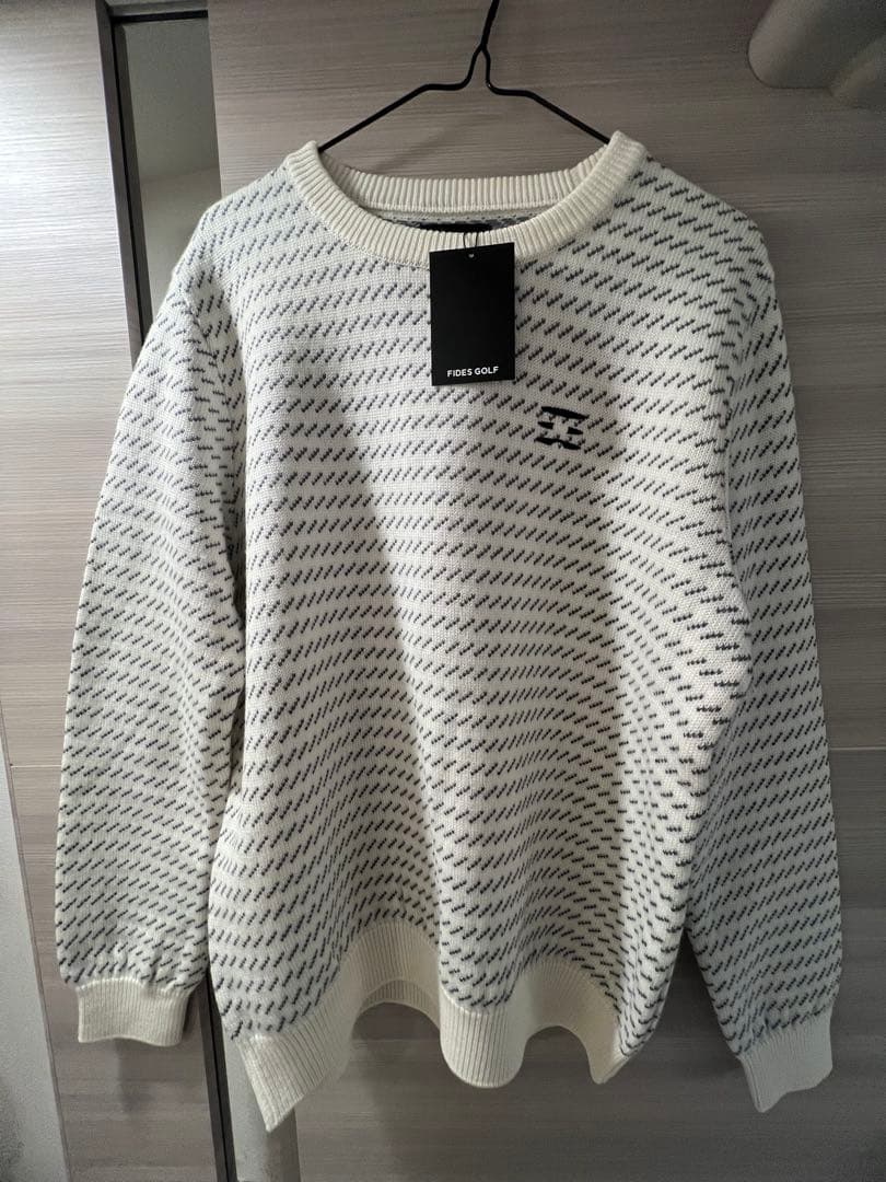 FIDES GOLF ホワイトグレー L セーター