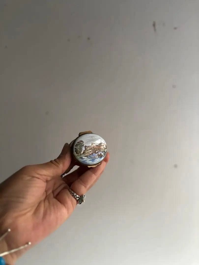 801 HALCYON DAYS ハルシオンデイズ エナメルボックス① 英国製