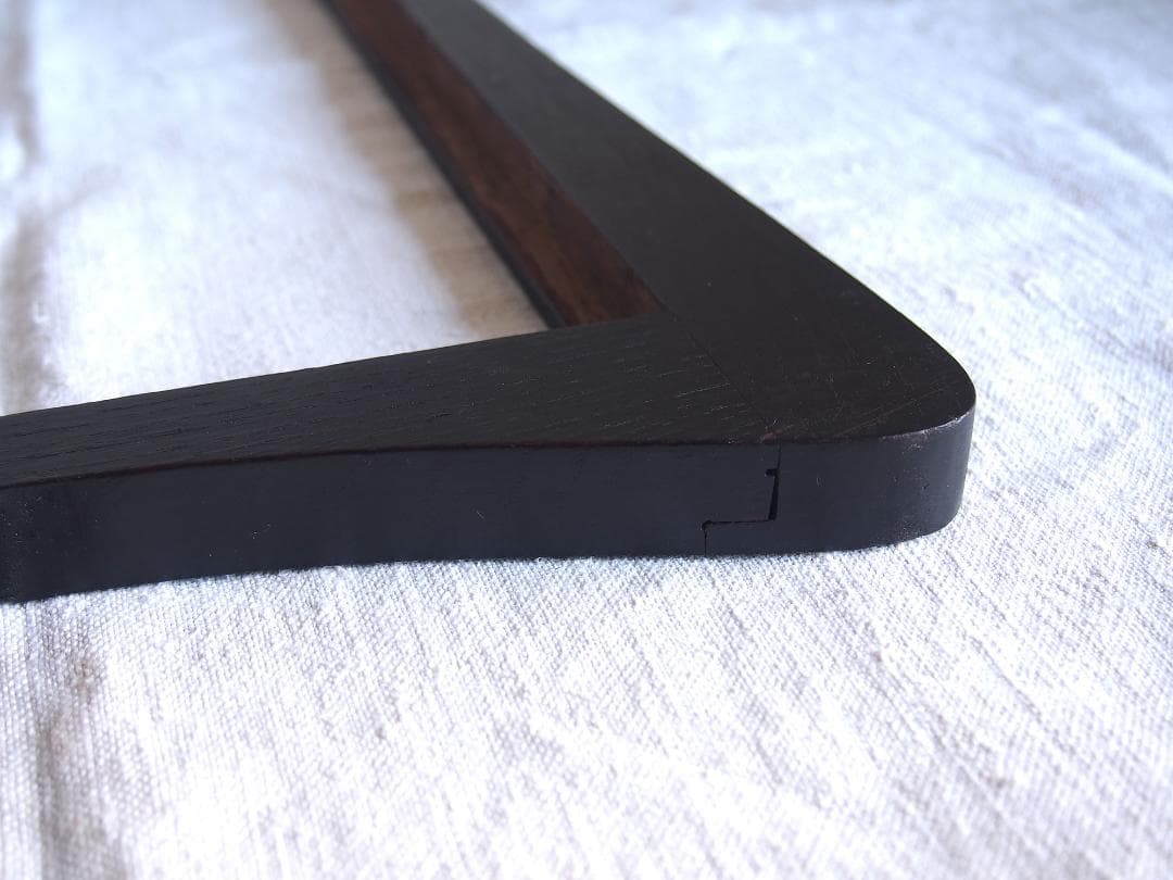 十字架と聖母マリアのイニシャルのある木製 フレーム 額縁 1900年/K344