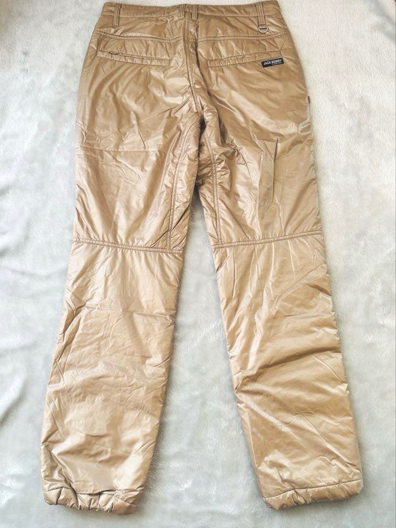 メンズゴルフジャックバーニー 暖パンシャンパンゴールドサイズ5