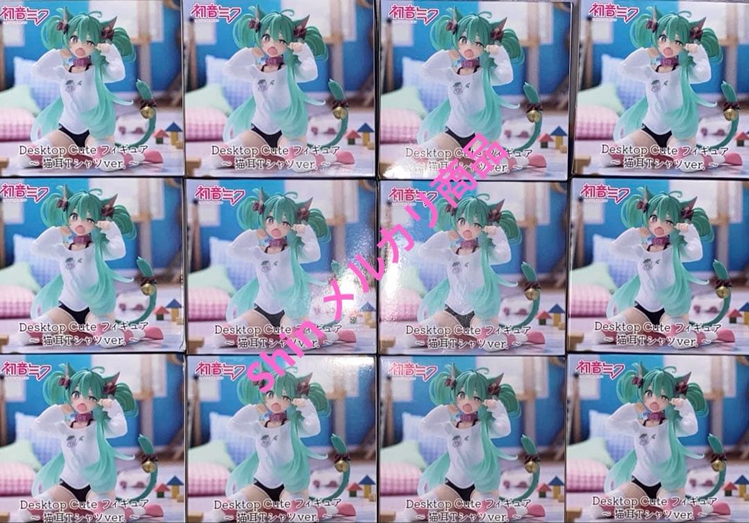 初音ミク Desktop Cute 猫耳TシャツVer. 12個セット販売