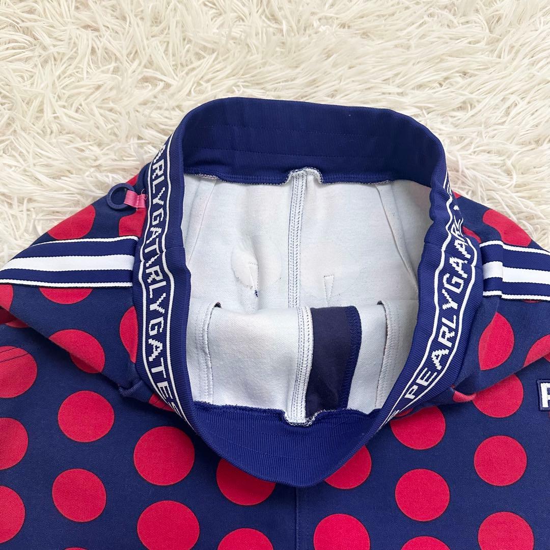 【2点セット】パーリーゲイツ ニット スカート セットアップ ドット柄 S~M