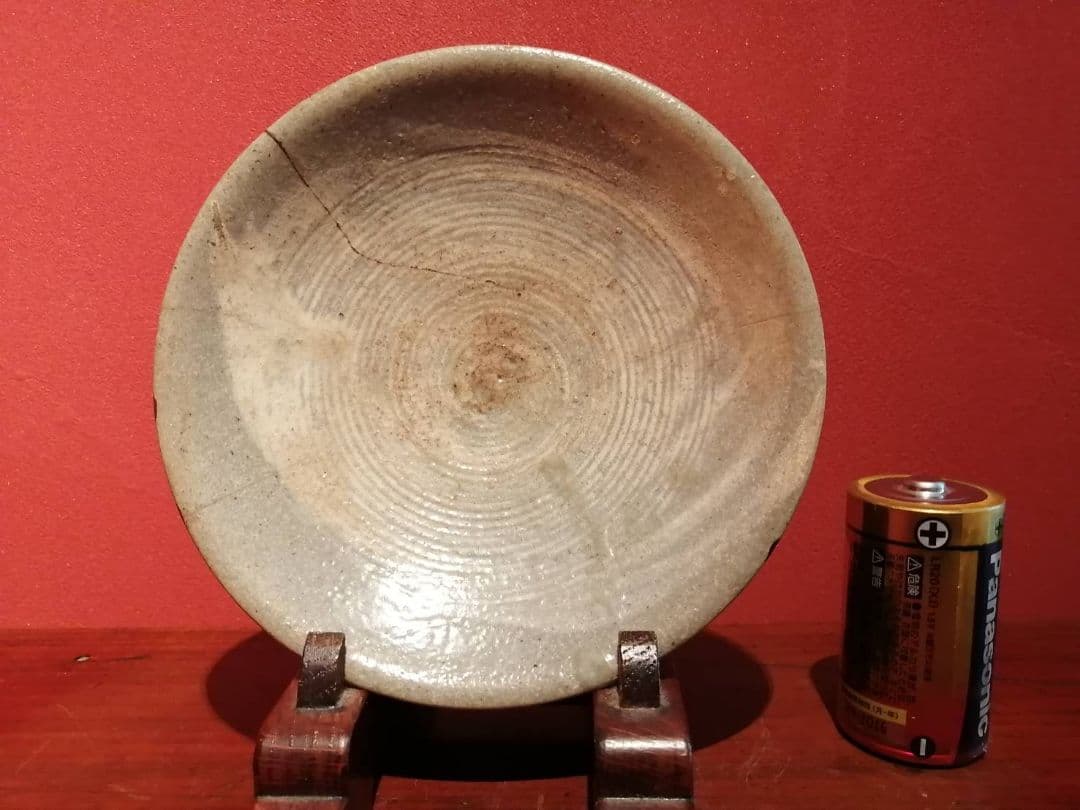 李朝初期　刷毛目皿