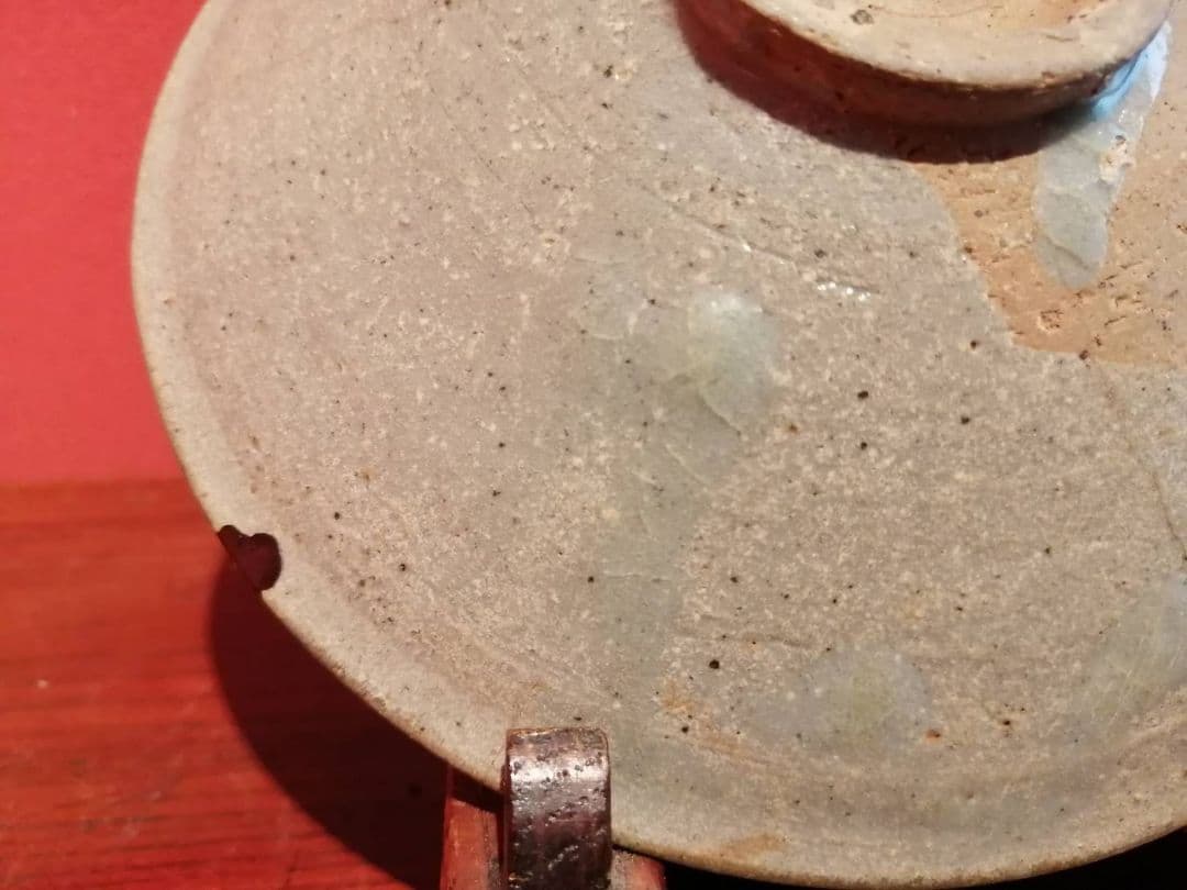 李朝初期　刷毛目皿