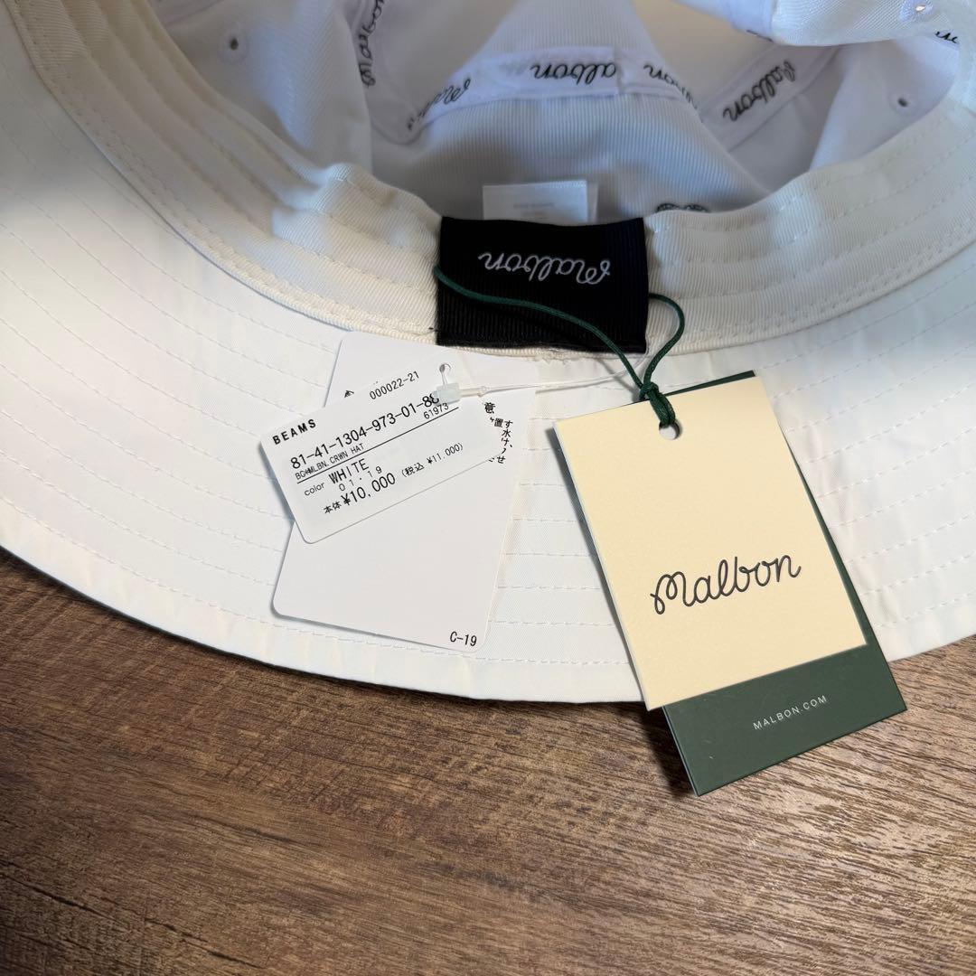 MALBON × BEAMS GOLF クラウンコレクション バケットハット