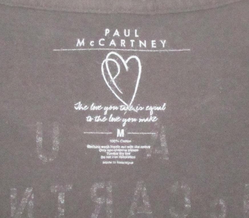 ポール・マッカートニー　2014年 ツアー　Tシャツ　ビートルズ