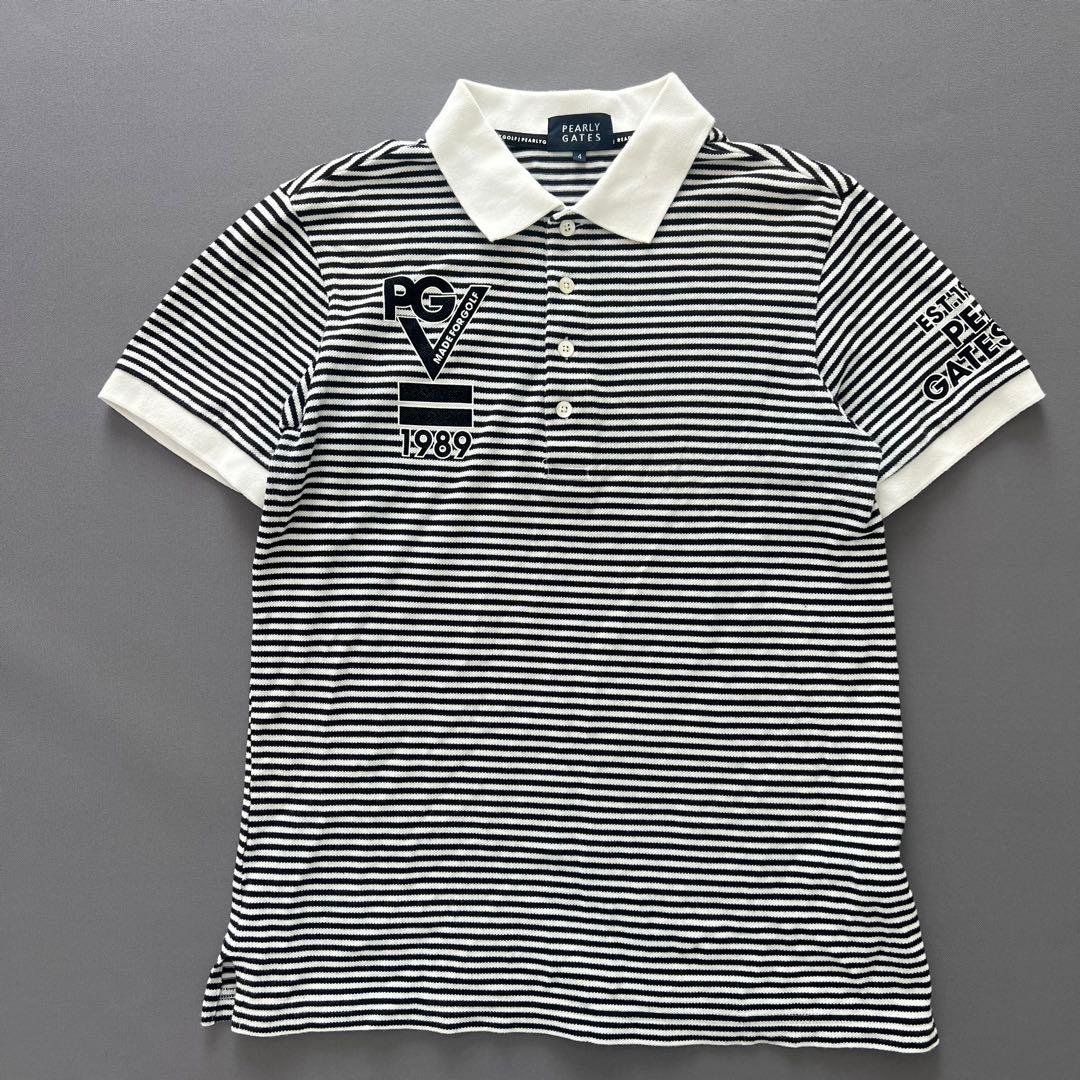 パーリーゲイツ　セットアップ　シャツ　ゴルフ　ハーフパンツ　スマイル　ニコちゃん