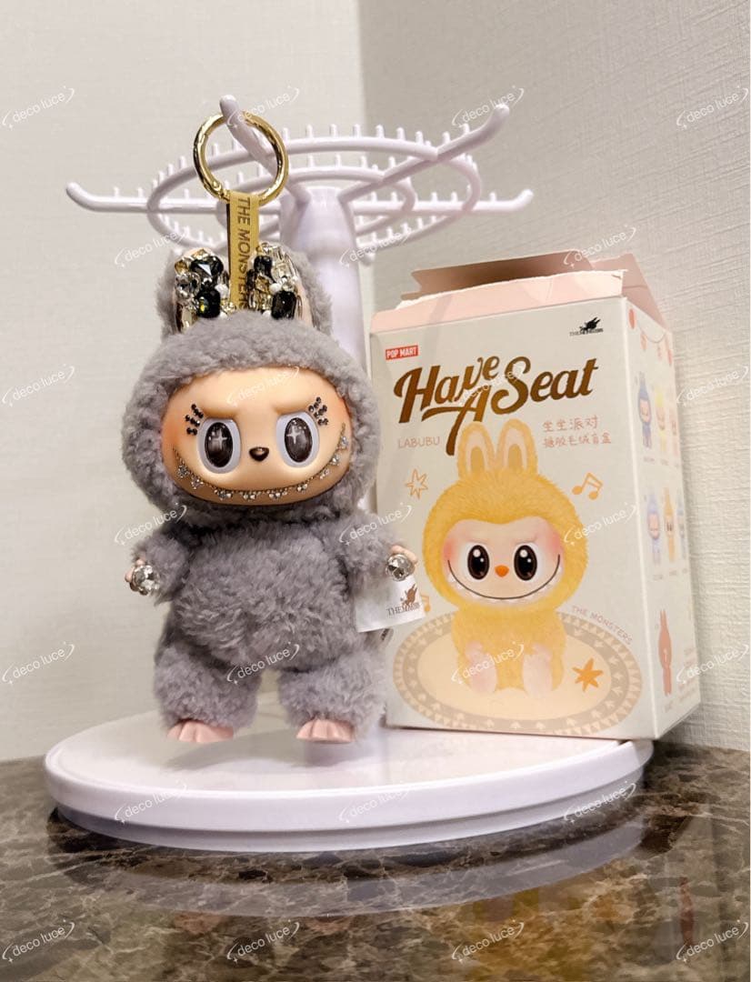 デコレーション ラブブ マカロン セサミ Macaron Sesame Bean