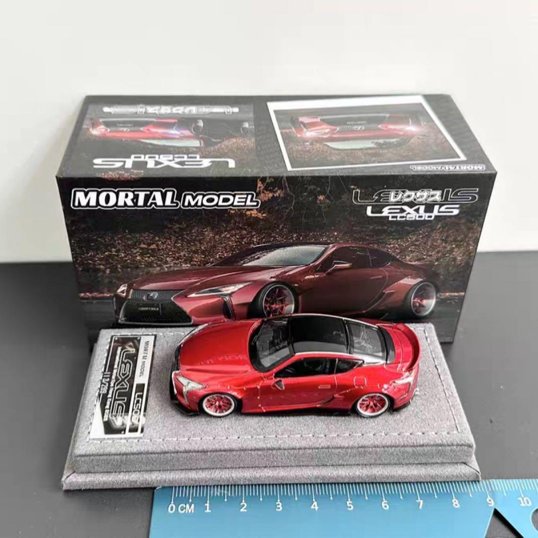 【限定299】Mortal 1/64 レクサス LC500（レッド）