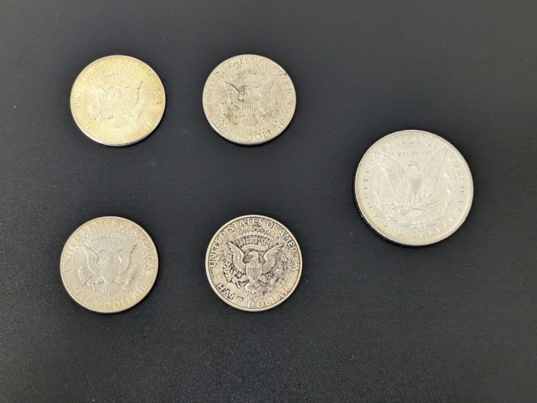 アメリカ合衆国 ケネディ モルガンダラー 銀貨 全５枚 まとめ