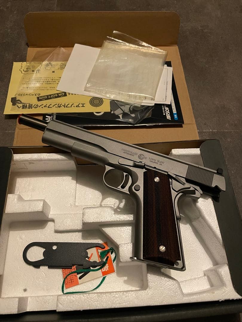 【美品】ウエスタンアームズWA SCWハードボーラーロングスライド ガスガン本体