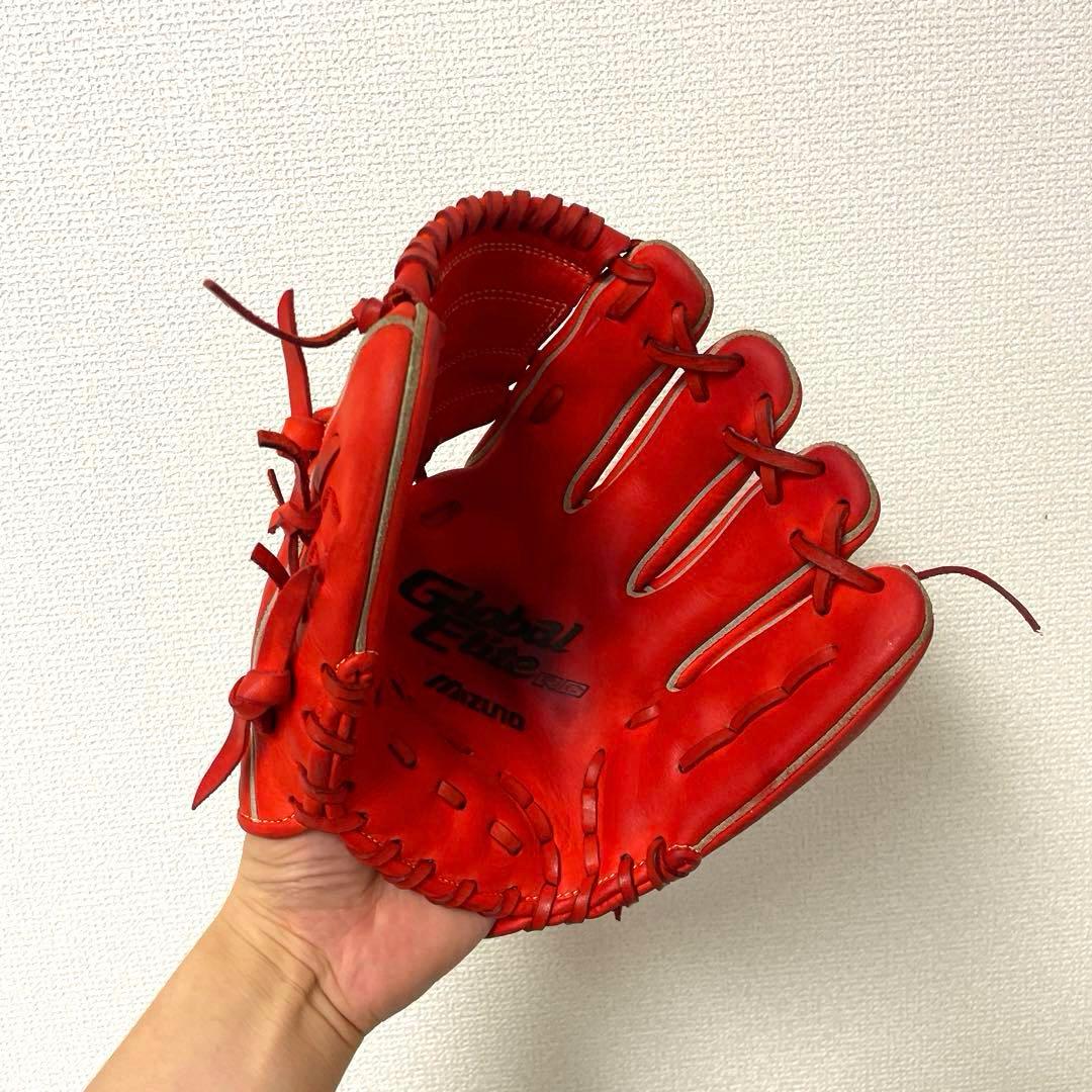 118 ミズノ グローバルエリート 極美品 即戦力 軟式少年 内野手用グローブ