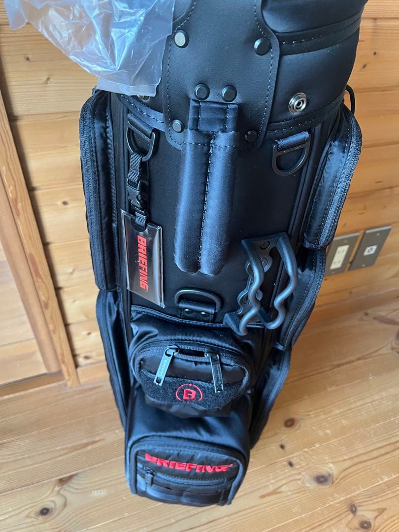 【再再値下げ】ブリーフィング　BRIEFING キャディバッグ　CR-6ブラック