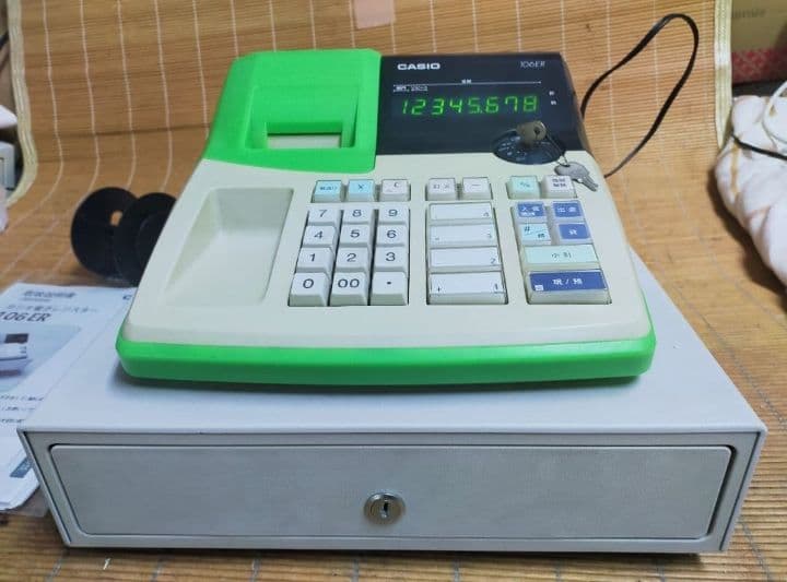 カシオレジスター　106ER　簡単便利特殊　送料込　832011