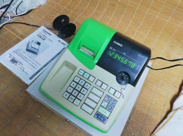 カシオレジスター　106ER　簡単便利特殊　送料込　832011