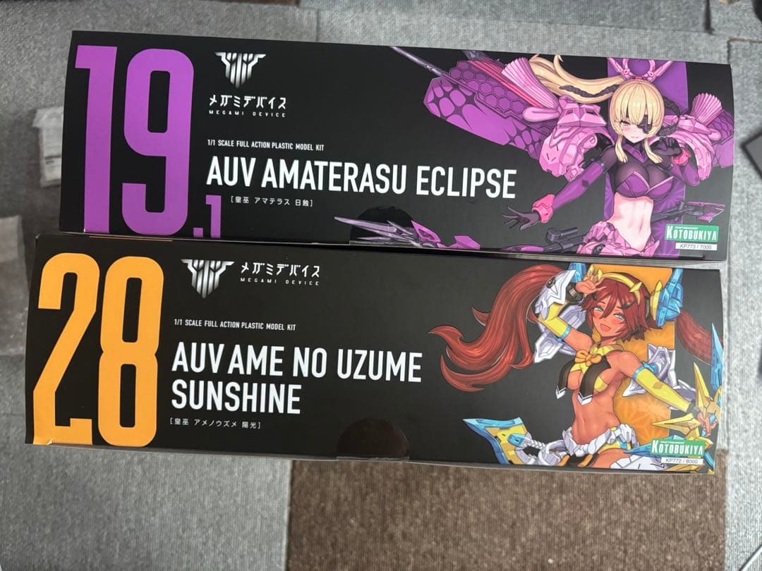 メガミデバイス　皇巫　アマテラス日蝕・アメノウズメ陽光　特典パーツセット