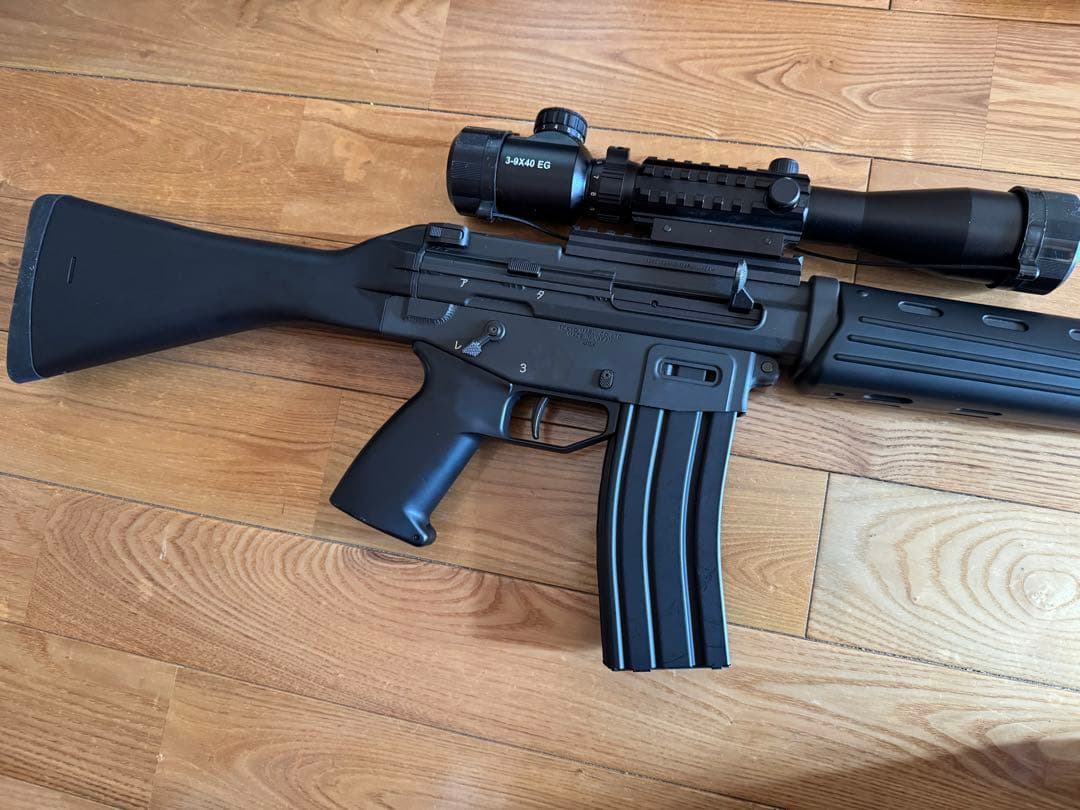 マルイ　89式　小銃 5.56mm 電動ガン　充電器、スコープ、サイレンサー付き