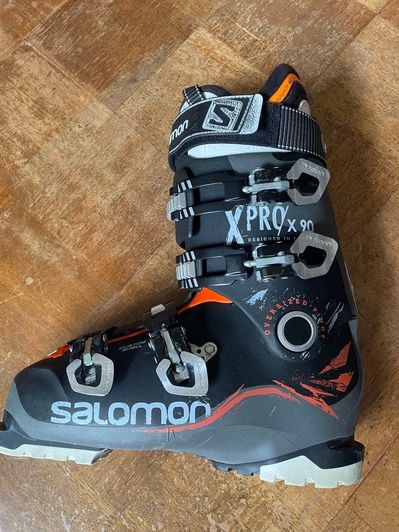 Salomon X Pro 90 スキー ブーツ L ブラック/オレンジ
