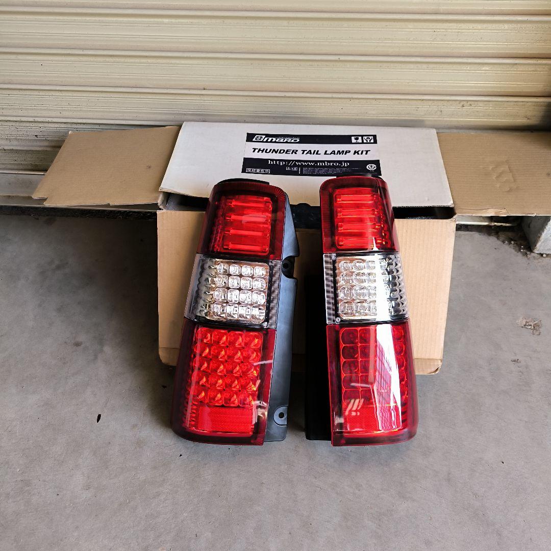 JB23用　THUNDER TAIL LAMP KIT 赤/クリア