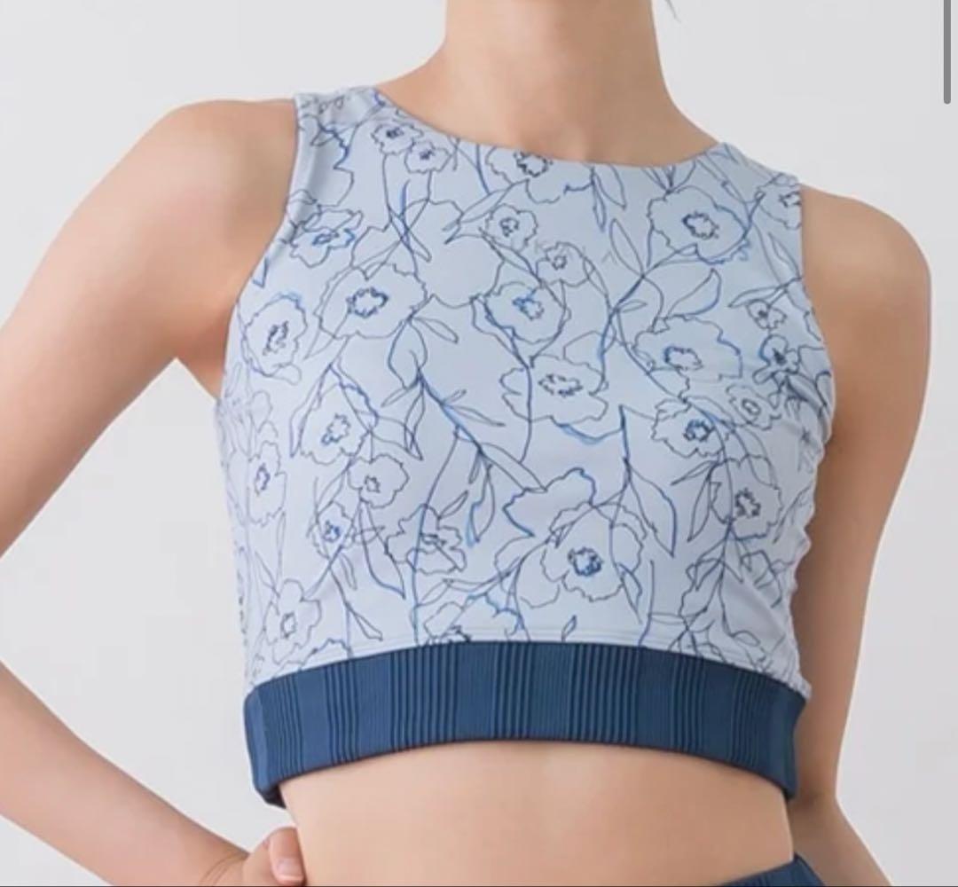 【SUKALA】ドローイングフラワーショートタンクトップ　XS 新品