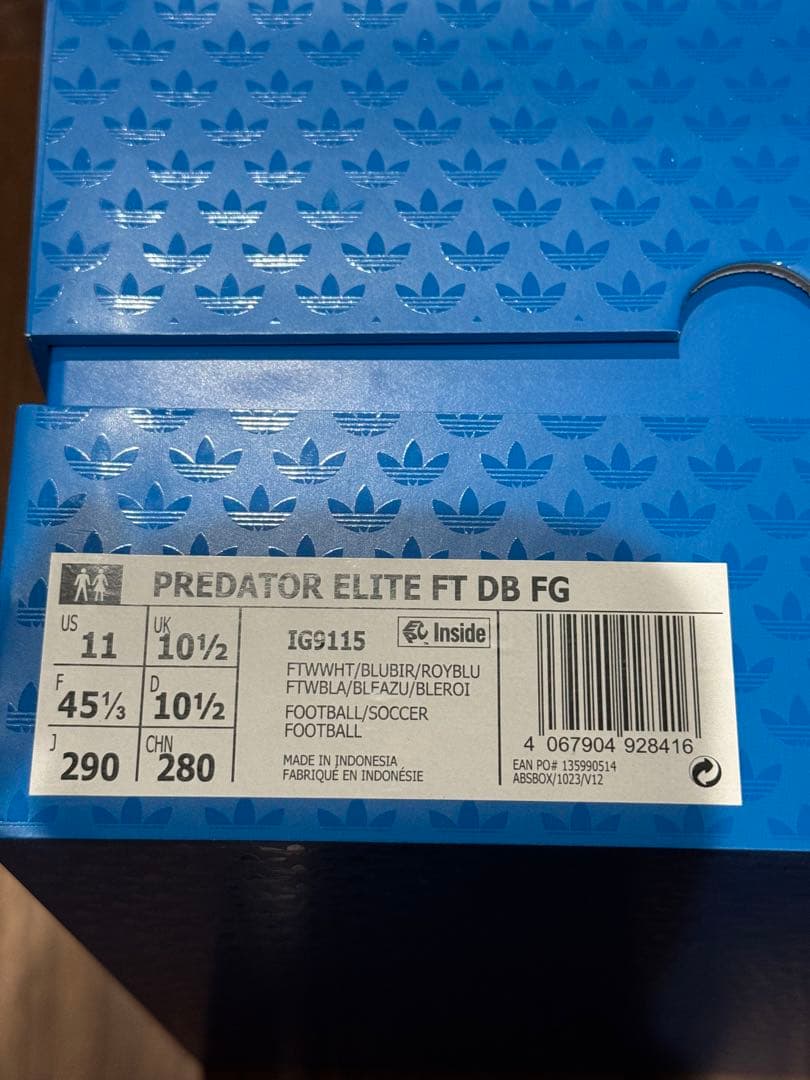 シューズ adidas Predator Elite FT DB FG 29cm