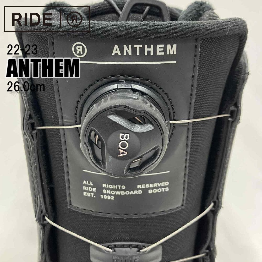 【新品】22-23 RIDE ANTHEM スノーボードブーツ 26.0cm