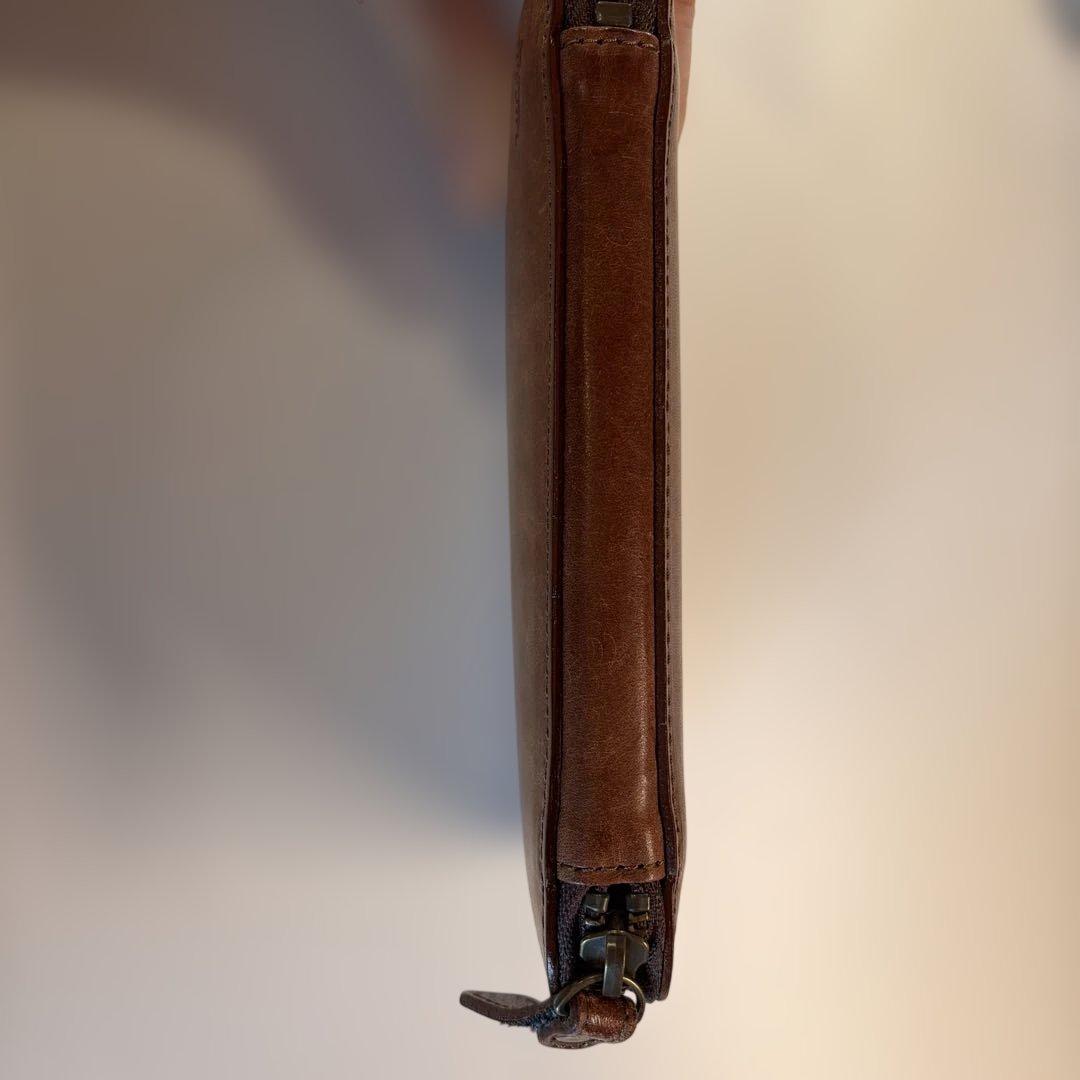 【13:00迄に購入で当日発送】Luddite レザー×デニムペンケース