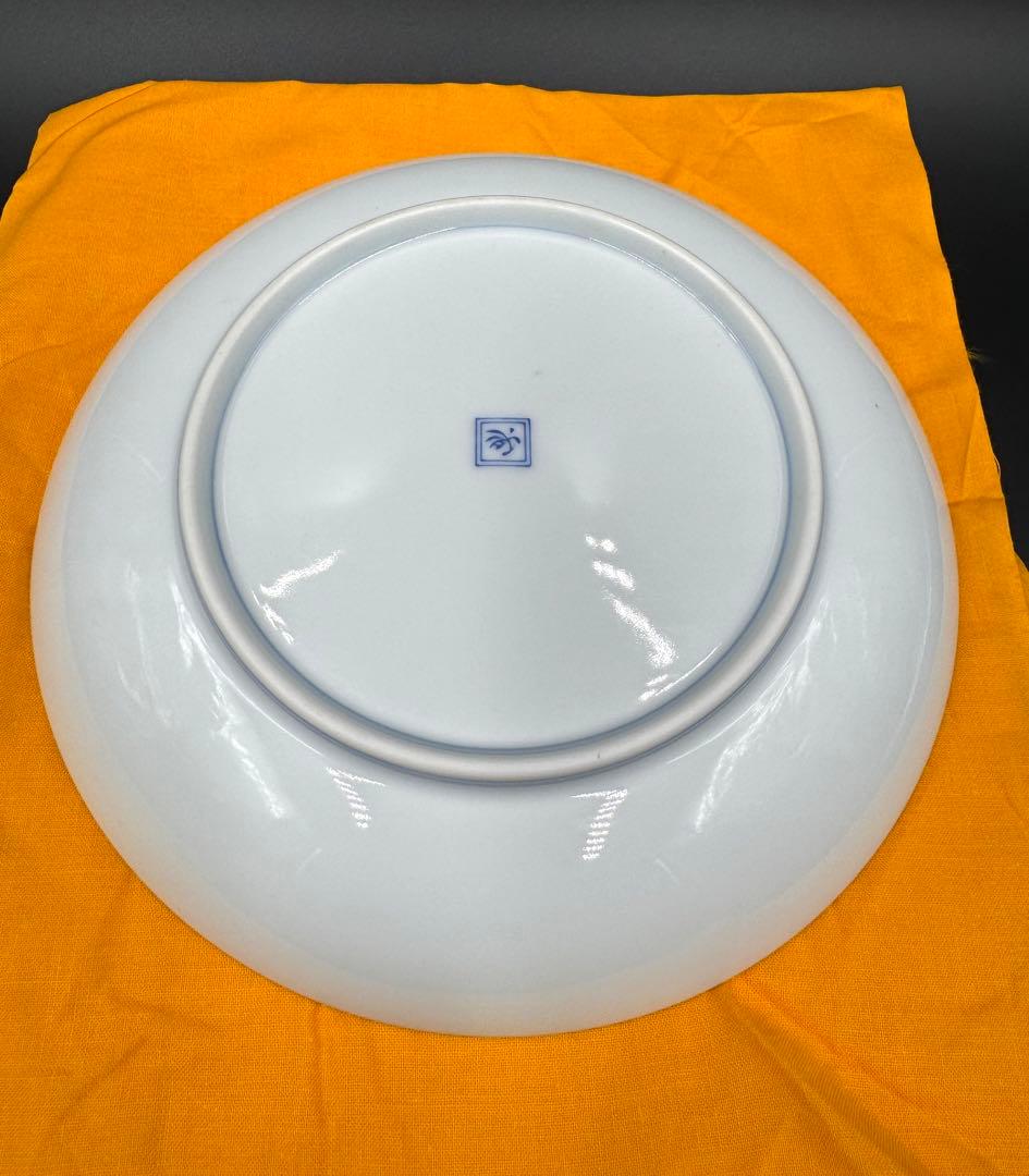 香蘭社　イヤープレート　2000 雪景色　新品　共箱　共布