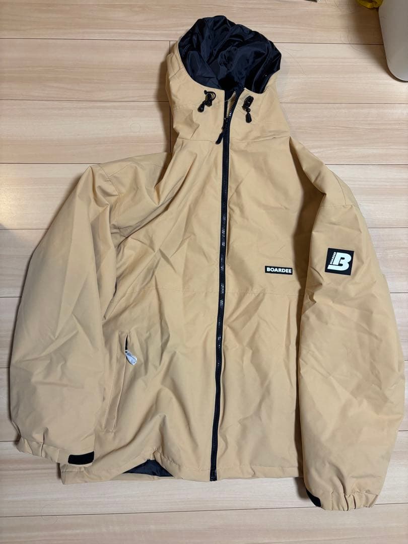 BOADEE ベージュ スノーボードウェア 上下セット