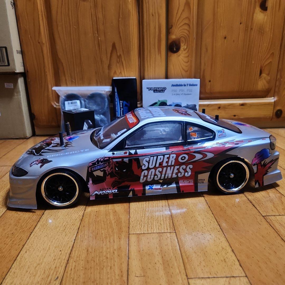 ■専用■　　タミヤ ドリフト ラジコン フルセット　TT01　　シルビア　ボディ