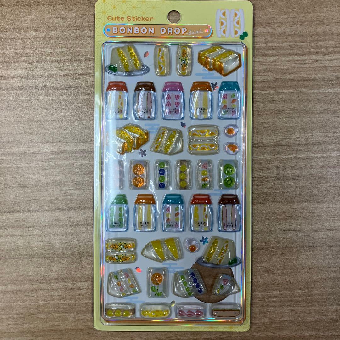 ボンボンドロップシール　新作　和柄　第二弾　8枚コンプリートセット　正規品