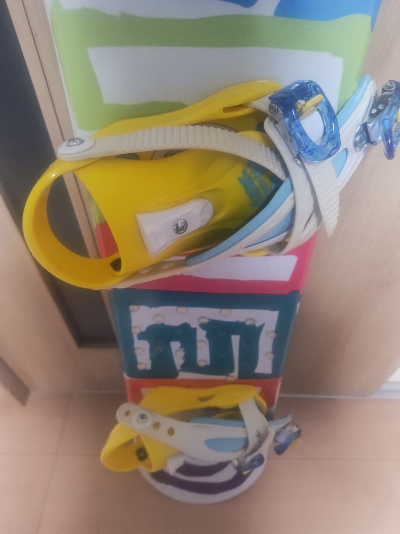 中古品！キッズ　スノーボードセット　ボード　１０８cm