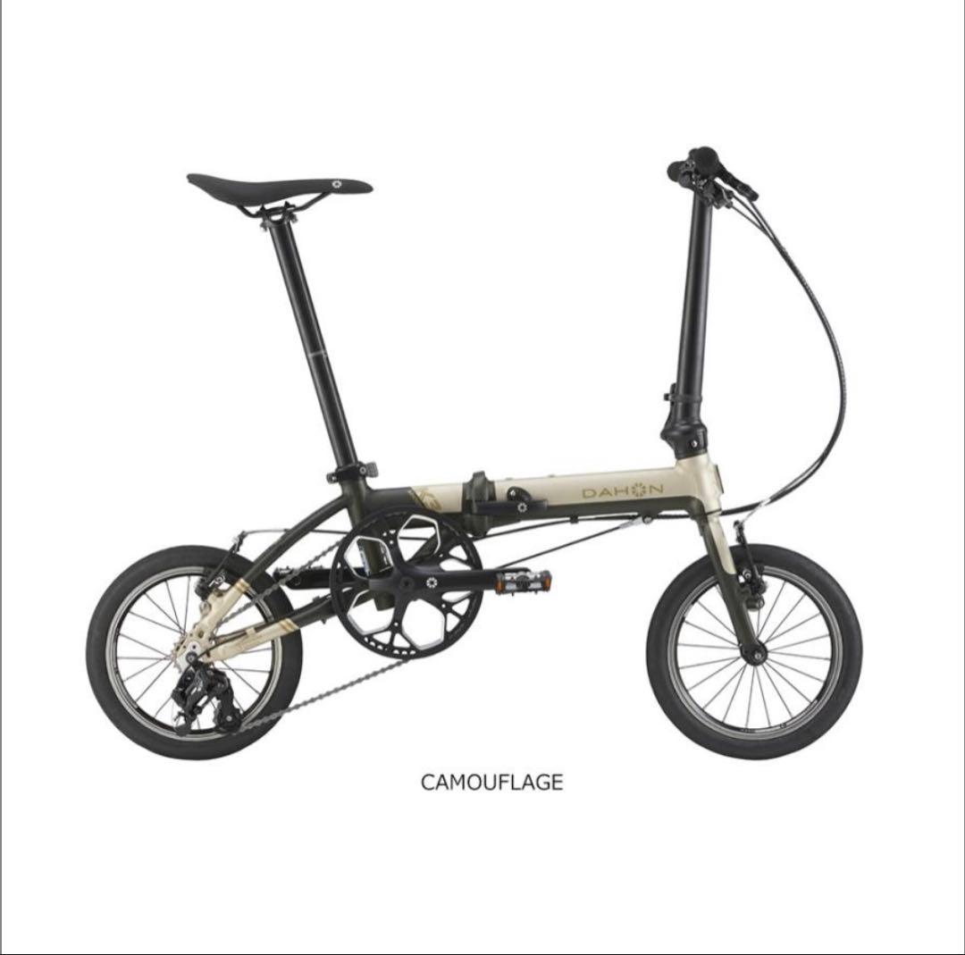 新品　DAHON K3 カモフラージュ 折りたたみ自転車　ミニベロ