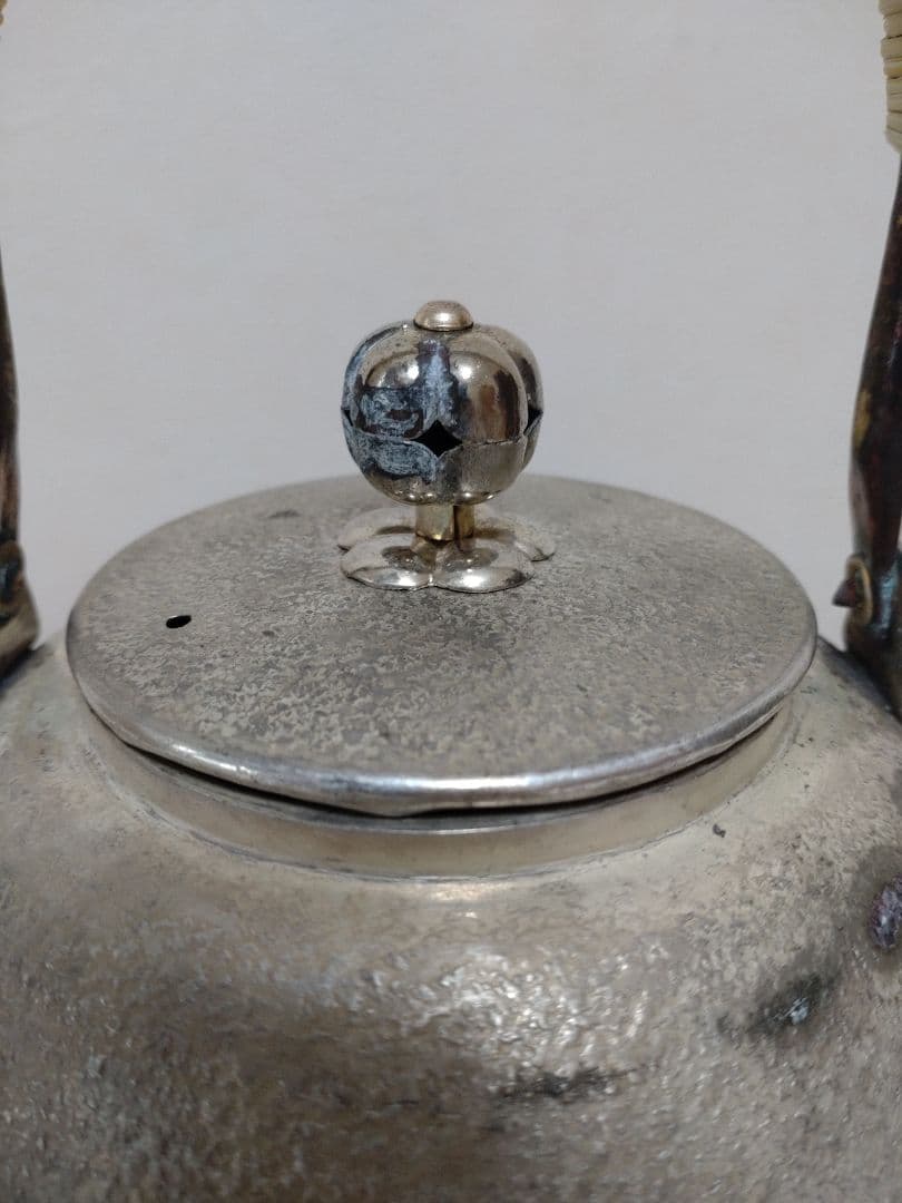 平安銅政 湯沸 共箱 茶道具 煎茶道具 急須 茶注 薬缶