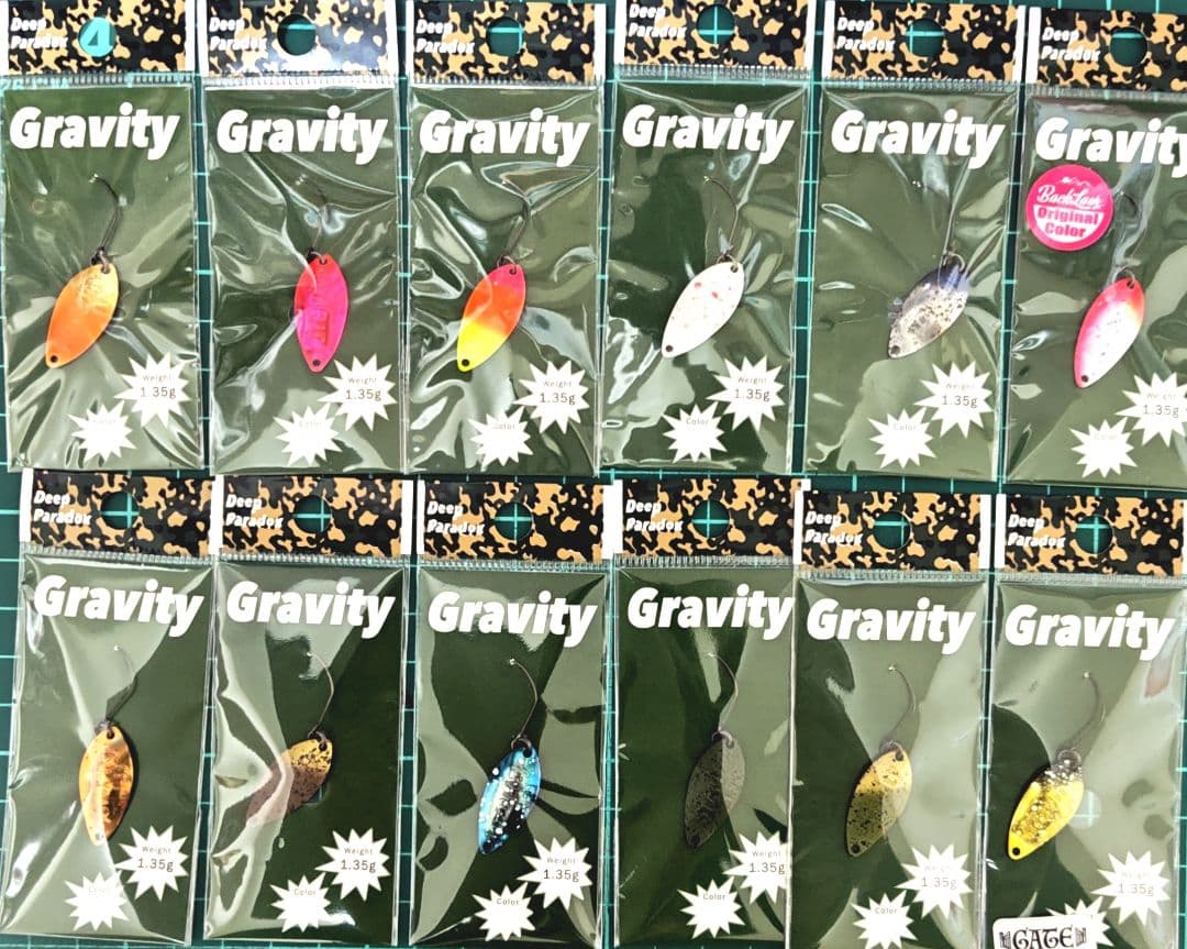 ディープパラドックス グラビティ1.35g オリカラ 12点セット品