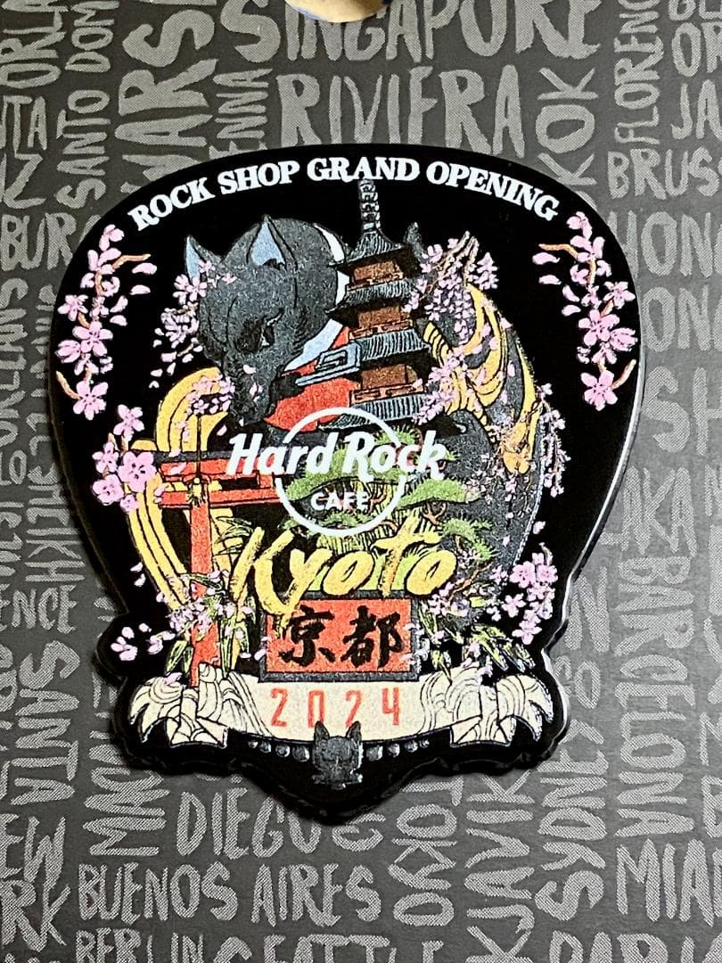 値下☆祇園京都♥オープニング・ピン☆ブラック等5点セット【花街・舞妓】ギター