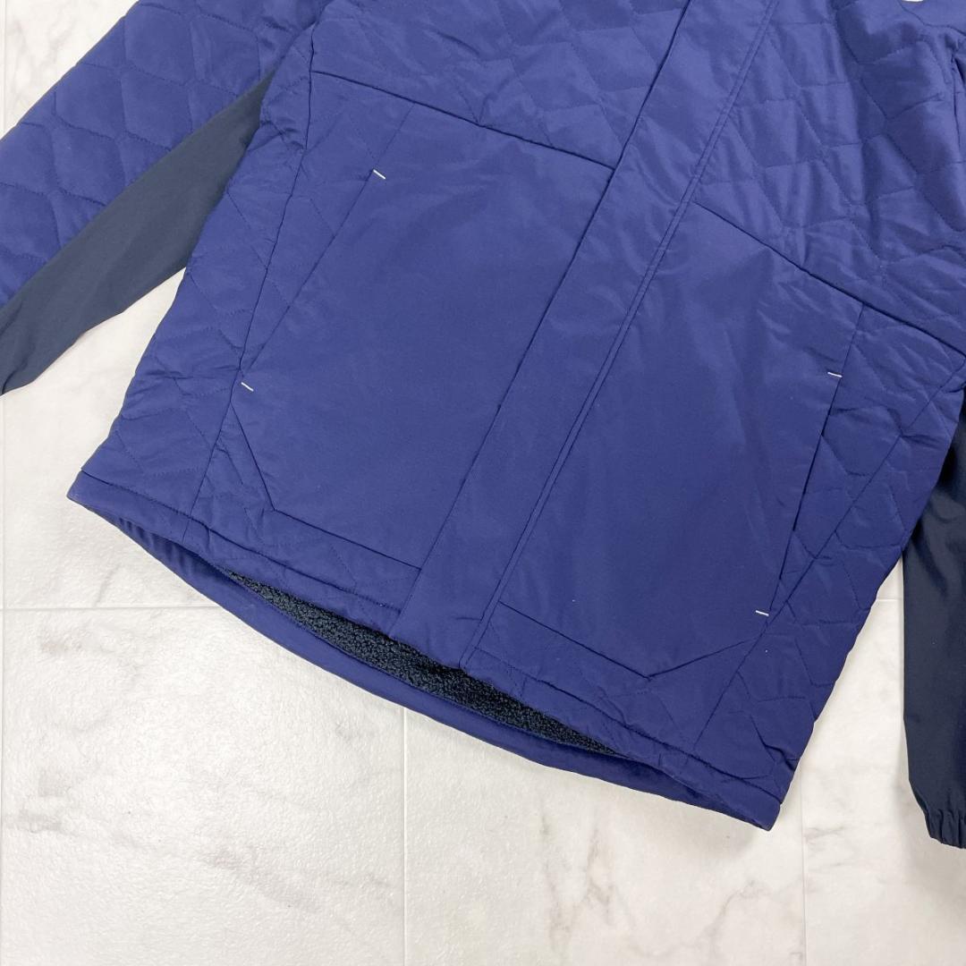 新品 OAKLEY 中綿2wayジャケット ゴルフウェア 紺 2XL*JD232