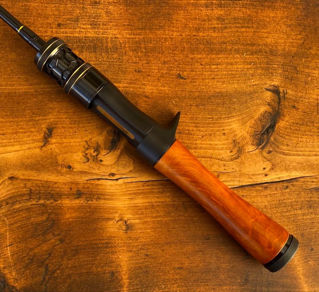 トラウトロッド　C502UL 渓流釣り　ベイトロッド　ウッドグリップ　5ft