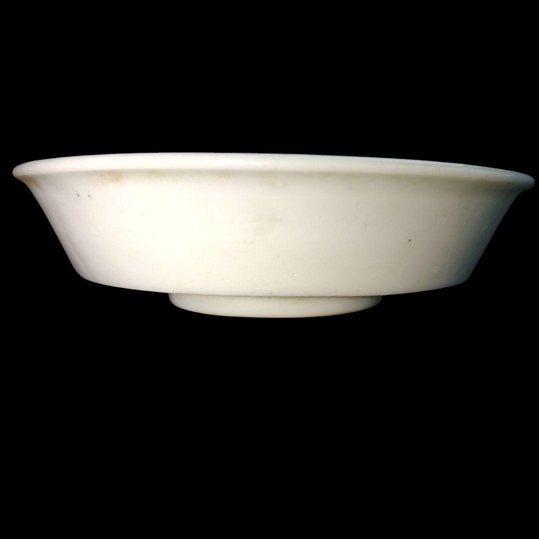 15世紀　李朝腰折皿　白磁小皿　中国美術