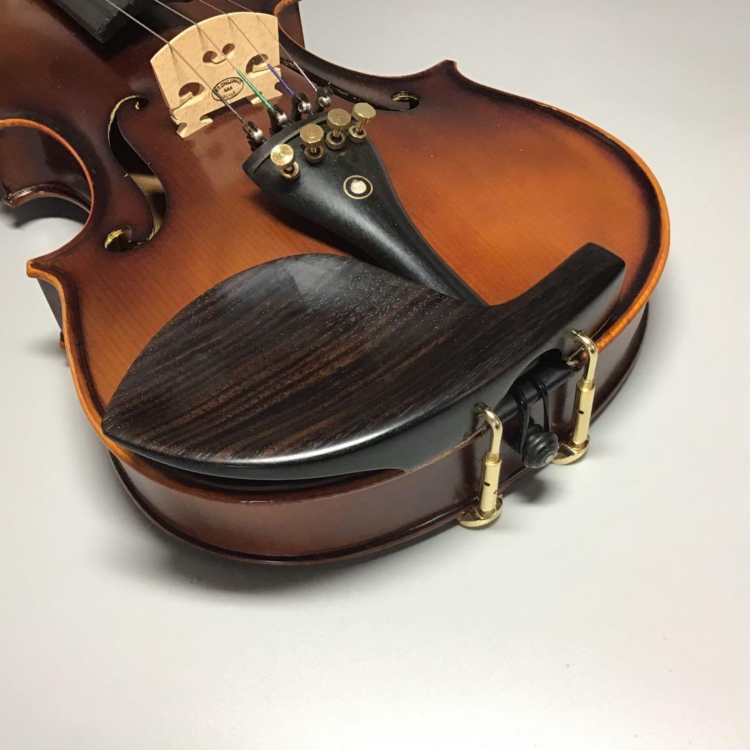 バイオリン　アクセサリー顎当て青島黒檀　クローソン　セミヒル